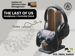 Headphone + Controller Stand inspired by TLOU
