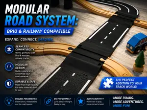 Modular Road System: Brio & Railway Compatible