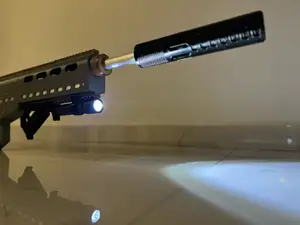 Flashlight holder for picatinny rail