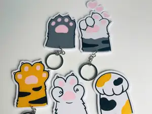 Cat Hand Keychain Pack