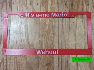 The Most Customizable License Plate Frame