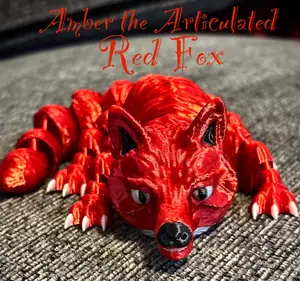 Amber the articulated Red Fox