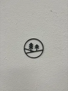Wall art - minimalistic wood