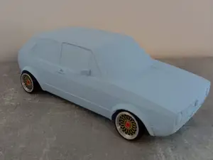 VW Golf Replica with BBS Style Replica Wheels