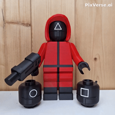 BIG BRICK SQUID GAME GUARD NO AMS