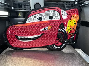 Lighting McQueen Pin Display/Board