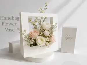 Handbag Flower Vase - Minimalist Mini Bag Vase