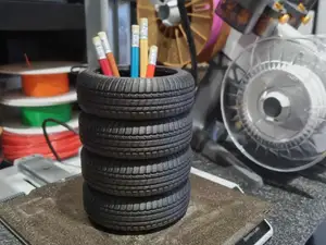 Tire pen organizer Bridgestone pencil holder box