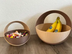 Obst und Süßigkeiten Schale Boho Japandi Style