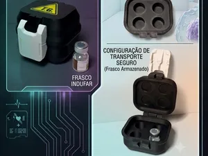 Caixa para armazenamento e transporte T.G