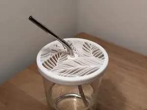 The Cup Protector: Pint Glass Cover w/ Straw hole