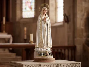 Nostra Signora di Fatima su Base e Tre Pastorelli
