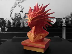 Sun Dragon Bust