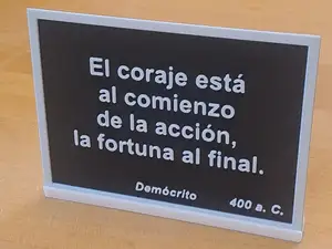 Courage Motivation Card – Spanish