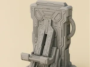 Cyberpunk Dock – Futuristic Phone Stand