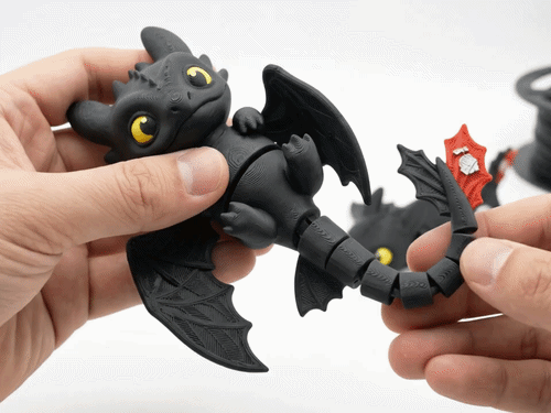 articulated toothless dragon