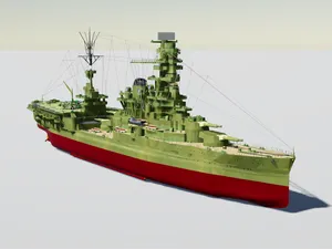 IJN Ise / Hyūga Japanese WW2 Hybrid Battleship