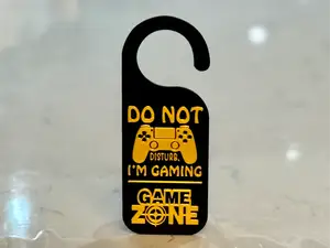 Gamer Door Sign / Hanger – Do Not Disturb 