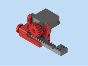 Small linear actuator for MG90S and similar