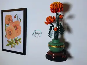 Brick Flower Botanicals Wall Shelf Display