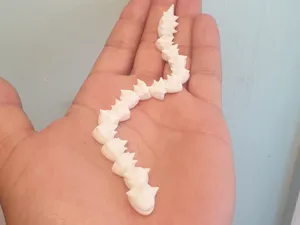 30 Minute Spikewyrm – Articulated Fidget Creature