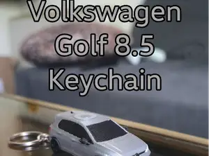 Volkswagen Golf 8.5 2025 Keychain (working wheels)