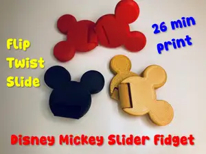 Mickey Mouse Slider Fidget (Disney Pixie Dust)