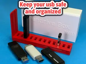 Pendrive Storage Box / USB Accessory Organizer