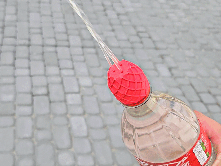 Water Flow Sniper Gun Cap (Print-in-Place)