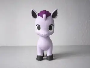 Celestial Zebra with a Silver Mane