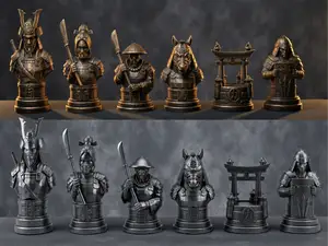 Decorative Samurai chess set