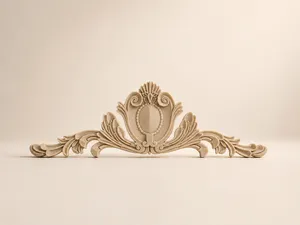 Vintage Baroque plaster carved decoration