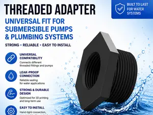 BSP Adapter 1 1/2” Male → 1” Female for Sub Pumps