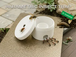 Parametric Insect & Wasp Trap (Fully Customizable)