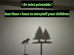 Shadow Puppet Set – Little red riding hood