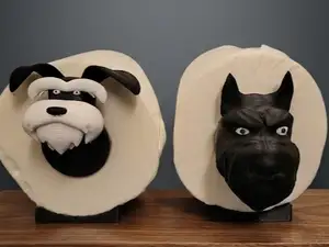 Schnauzer Toilet Roll Holder - 39/45mm Spindles