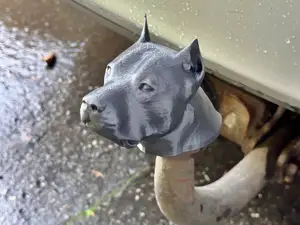 Pitbull trailer tow hitch cover - 50mm
