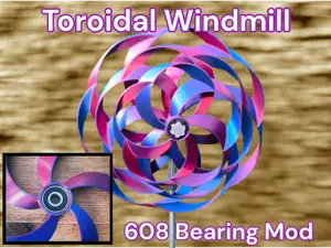 Toroidal Windmill 608 Bearing Mod
