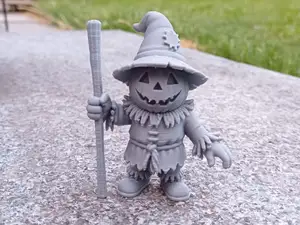 Pumpkin‑O’‑Lantern Scarecrow