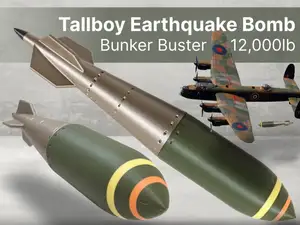 Tallboy 12000lb Earthquake Bomb WWII Bunker Buster