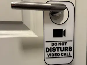 Door sign (Do not disturb - Video call)