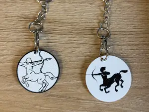Portachiavi segno zodiacale sagittario