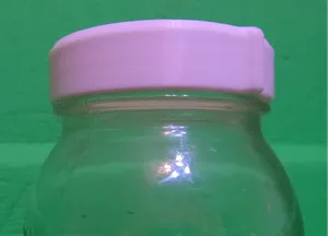 Regular size mason jar lid with tab