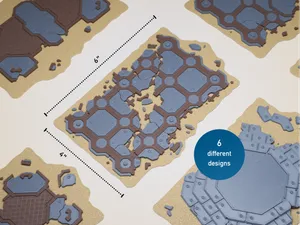 40K 11th Edition Footprint - Medium Rectangle