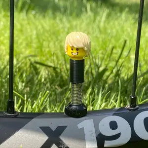 L E G O valve cap for bicycle tires