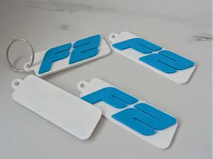 F2 logo keychain