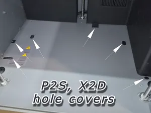 P2S / X2D cabinet base hole covers