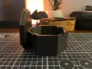Octagonal Ash Tray with Optional Lid