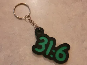 Deuteronomy 31:6 keychain 