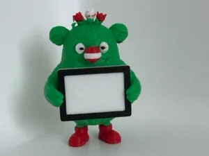 Freundschaftsfigur mit Tafel